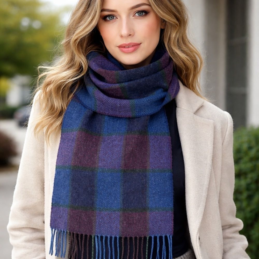 John Hanly 100% Lambswool Scarf – Made in Ireland 🇮🇪